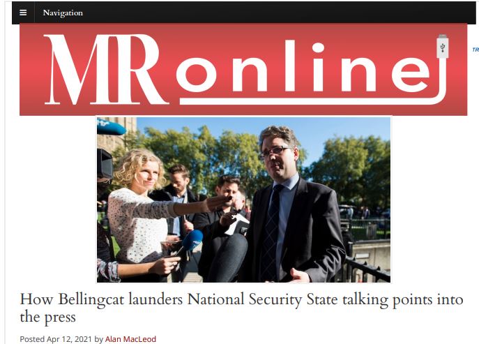 https://twpter.com/users/cali/feed/2021-0615-1201-4924-f-cali.pdf -   Hey guys   @phoneguy   @Quoteman             You do realize that Bellingcat is a #CIA #GCHQ , Defense Industry and mainstream media front that specializes in spreading info that the #TPTB wants put out, but with plausible deniability, right ?            https://mronline.org/2021/04/12/how-bellingcat-launders-national-security-state-talking-points-into-the-press/            So in effect, Bellingcat actually works for the #PrivateJetPeople and the #Multinational  #GlobalistTerrorism network that you would like the President to exercise the #AUMF and #NDAA on.            So I would have to say: Not likely that US cruise missiles are going to rein down on #Davos or Geneva #Switzerland anytime soon.      #Bellingcat       