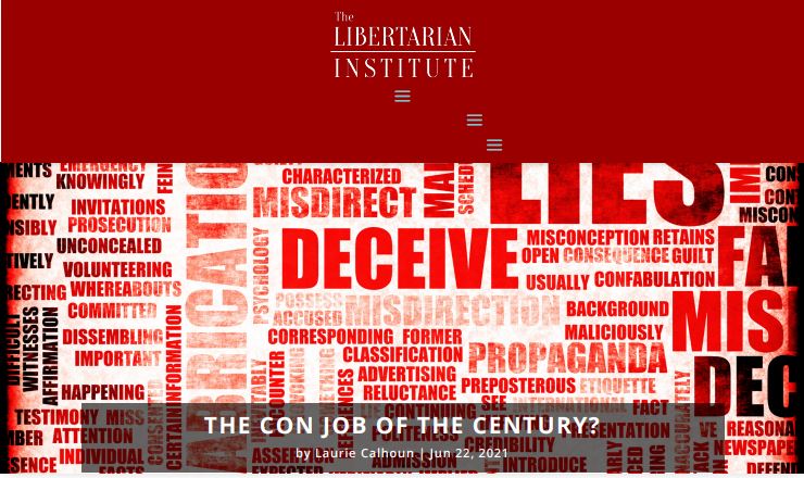 https://twpter.com/users/phoneguy/feed/2021-0627-1120-2275-f-phoneguy.pdf -   This article needs to be kept on file:            https://libertarianinstitute.org/articles/the-con-job-of-the-century/            With the exception of the last part that posits that #COVID is something more than the common seasonal flue; this article makes some good points about the massive corruption of the United States government, and it's total disregard of the will and best interests of the American people. Also it begins to shed light on the ever growing and dangerous influence of the Military Industrial Complex #MIC             Something Eisenhower warned us about some 60 years ago (after he retired from a lifetime career of being part of that same MIC)             https://en.wikipedia.org/wiki/Eisenhower%27s_farewell_address                  Can you #HearMeNow ?            #Pentagon #BigPharma #DefenseSpending #Military #Ponzi #Corruption      