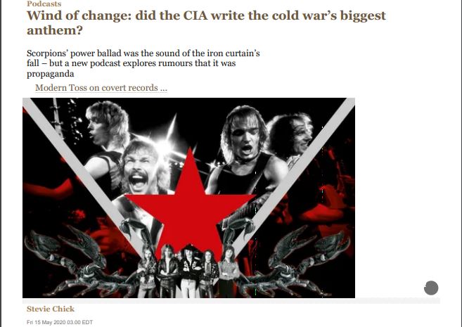 https://twpter.com/users/phoneguy/feed/2022-0611-1220-1344-f-phoneguy.pdf -   PDF: Wind of change_ did the #CIA write the cold war’s biggest anthem_ _ Podcasts _ The Guardian            Promoting #LGBT rights in #Ukraine is just more political propaganda and use of weaponized pop culture to corrupt a society's morale and bring about it's submission and ultimate collapse, to the benefit of the  #Globalist  #WallStreet agenda.                   #ArchivePDF       #Ukraine       